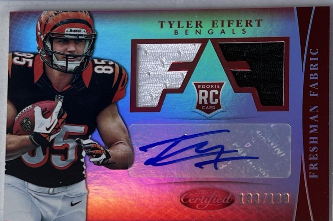 Tyler Eifert [Mirror Red Autograph] #337