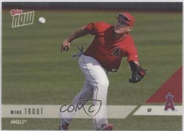 Mike Trout #OD168 2018 Topps Now Road To Opening Day Baseball