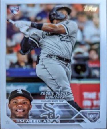 Oscar Colas #US205 Baseball Cards 2023 Topps Update