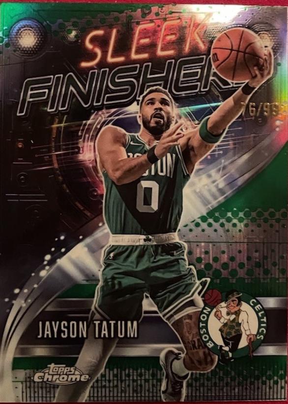 Jayson Tatum [Refractor Green] #SF-5