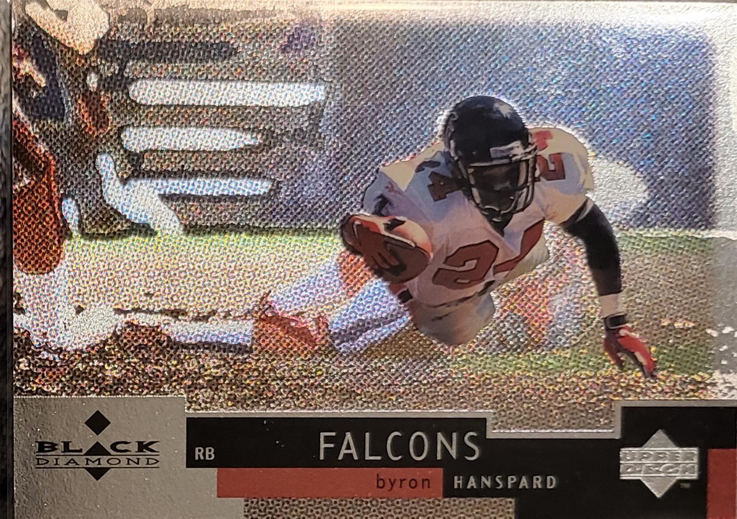 Byron Hanspard #63 1998 Upper Deck Black Diamond Football