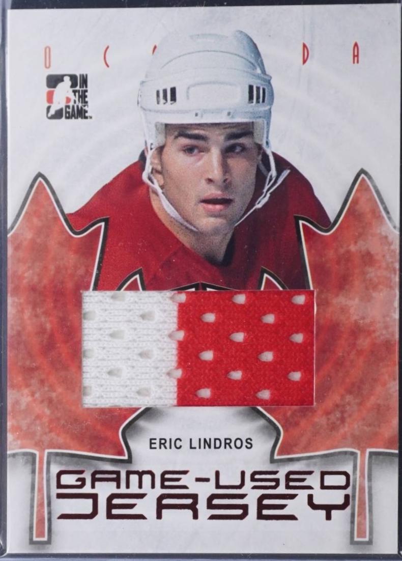 Eric Lindros #GUJ-74 2007 In The Game O Canada Game Used Jersey Hockey