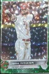 Jesse Winker [Green Foilboard] #81 Baseball Cards 2022 Topps Prices