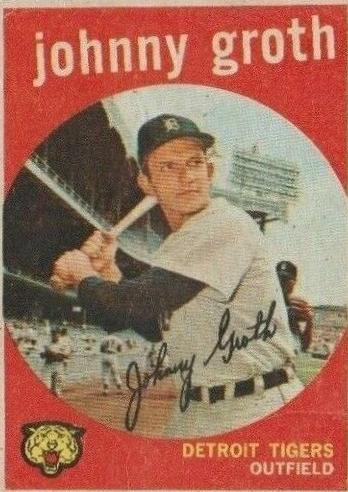 Johnny Groth #164 1959 Venezuela Topps Baseball