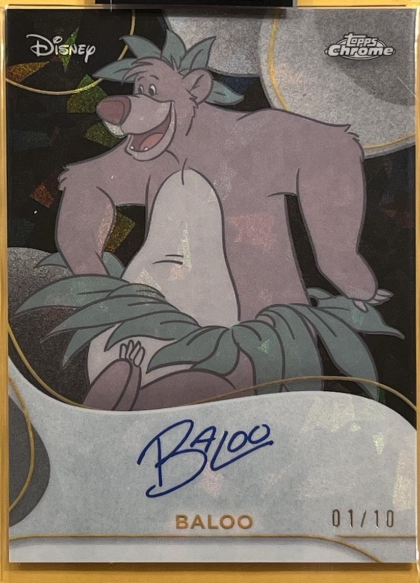 Baloo [Black] #FA-7 Prices | 2025 Topps Chrome Disney Facsimile Autograph