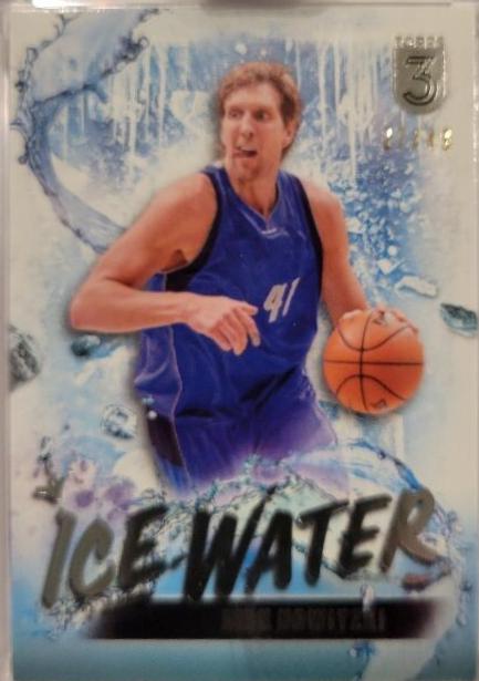 Dirk Nowitzki #IW-11 Basketball Cards 2023 Topps Three Ice Water