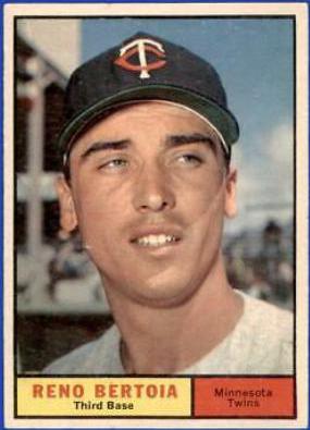 Reno Bertoia #392 1961 Topps Baseball