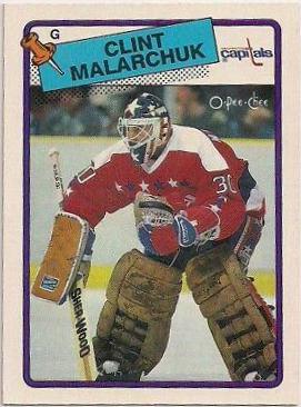 Clint Malarchuk #25 Hockey Cards 1988 O-Pee-Chee