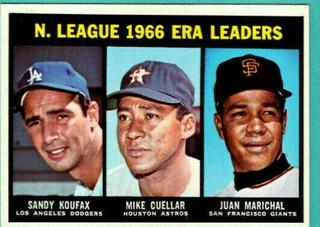 National League 1966 ERA Leaders