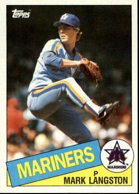 Mark Langston #625 Baseball Cards 1985 Topps