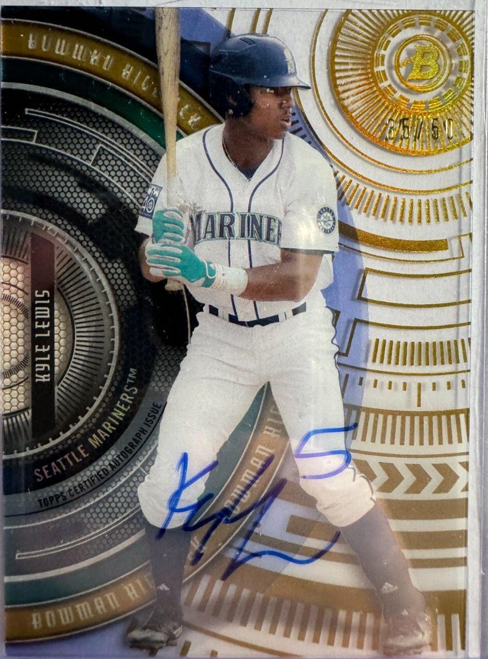 Kyle Lewis [Autograph Gold Rainbow] #BHT-KL