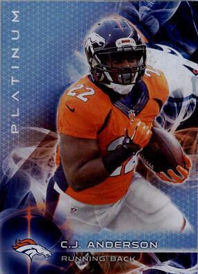 C.J. Anderson #21 Football Cards 2015 Topps Platinum