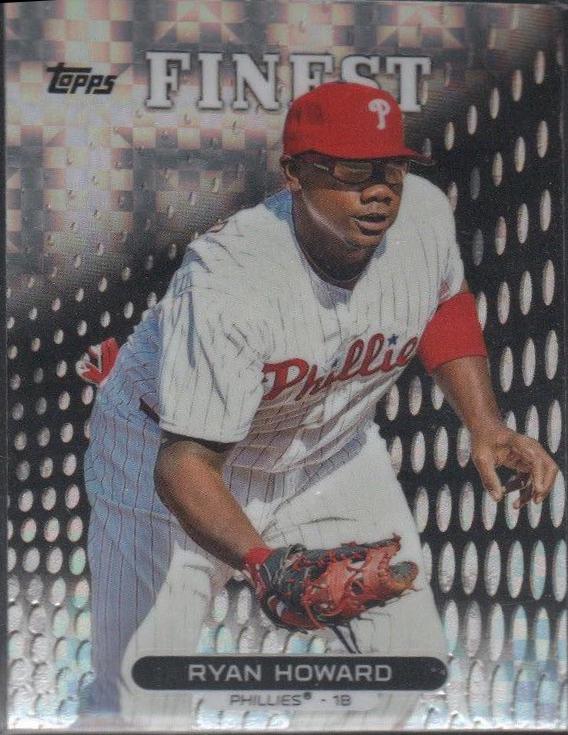 Ryan Howard #4 Baseball Cards 2013 Finest