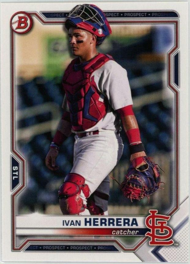 Ivan Herrera #94 2021 Bowman Draft Baseball