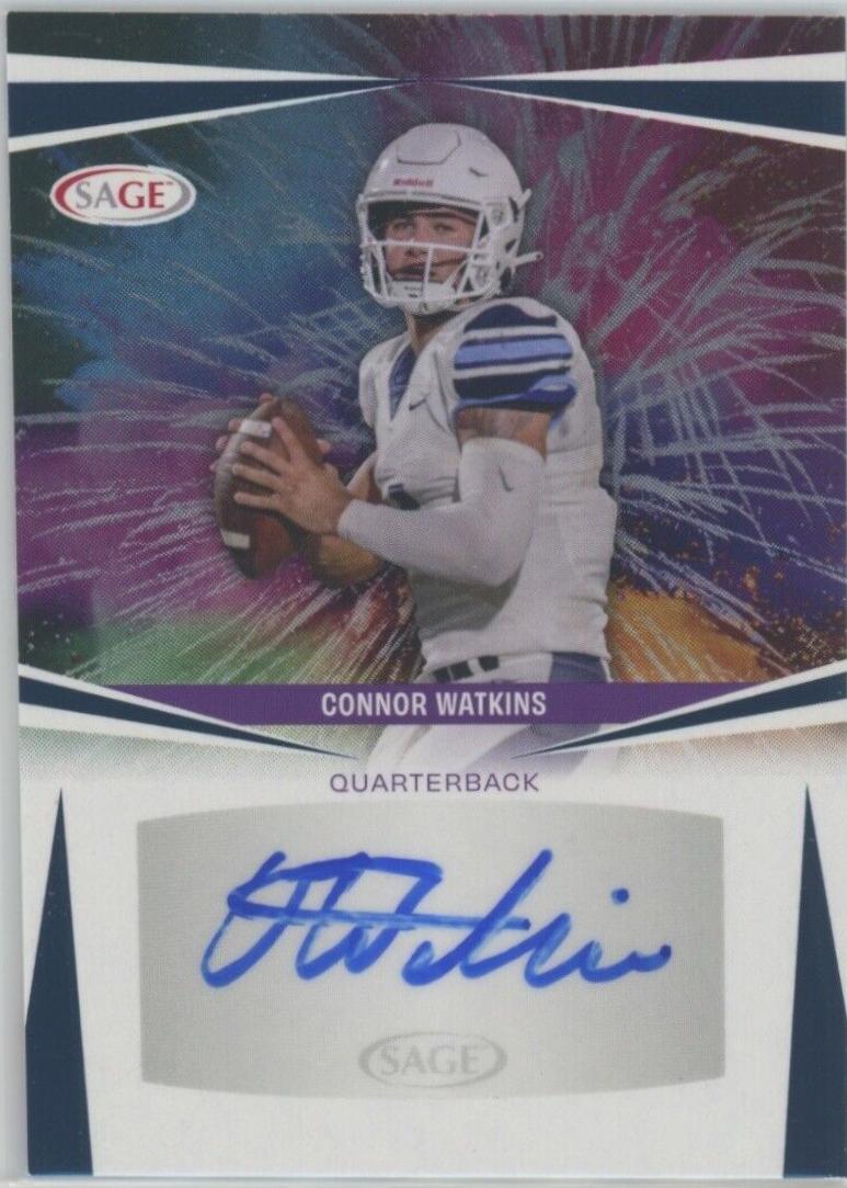 Connor Watkins [Blue] #A-CW2 Prices | 2025 Sage Hit Autograph ...