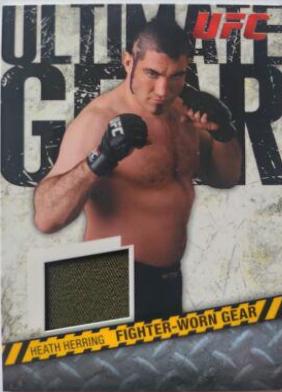 Heath Herring #UG-HH Ufc Cards 2009 Topps UFC Round 2 Ultimate Gear