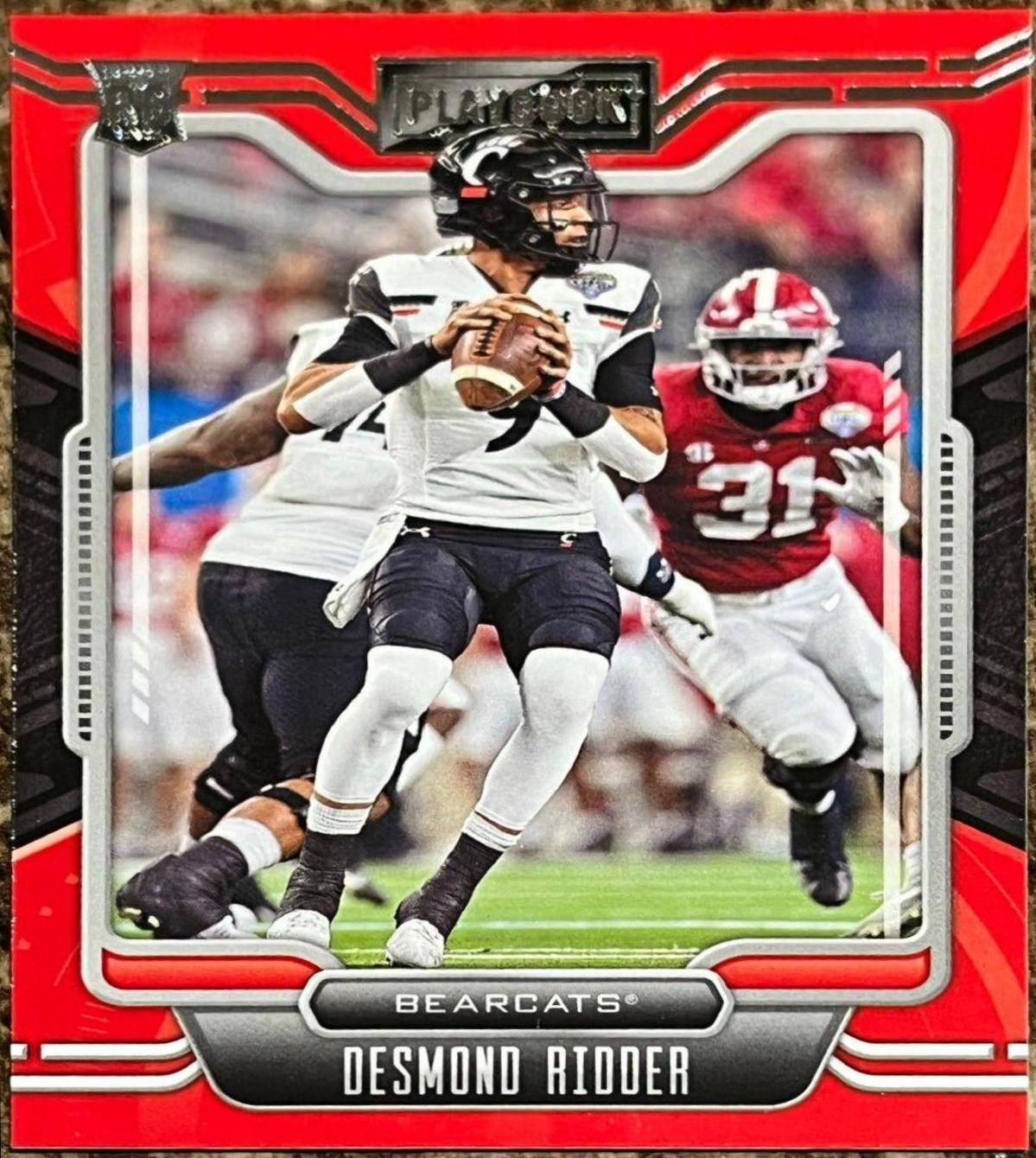 Desmond Ridder #7 Football Cards 2022 Panini Chronicles Draft Picks Playbook