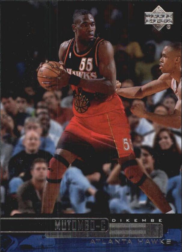Dikembe Mutombo #2 Basketball Cards 1999 Upper Deck