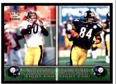 Matt Cushing, Jerame Tuman #305 Football Cards 2000 Pacific