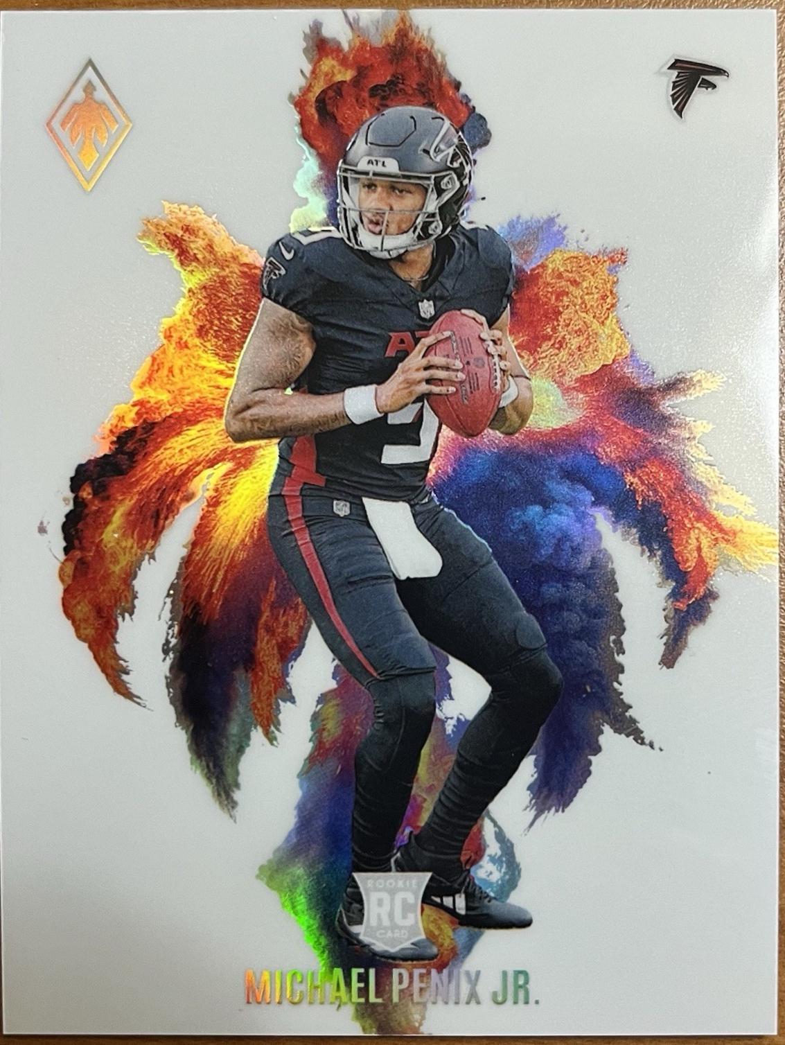 Michael Penix Jr. #CB-MPJ Football Cards 2024 Panini Phoenix Color Blast