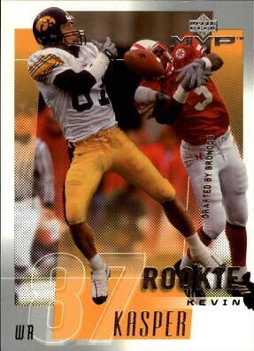 Kevin Kasper #292 2001 Upper Deck MVP Football