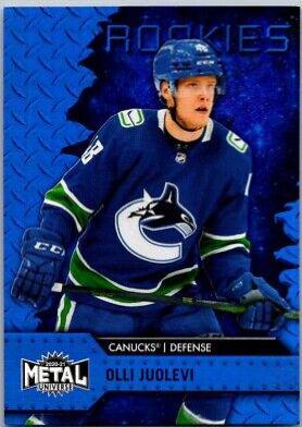 Olli Juolevi #136 Hockey Cards 2020 Skybox Metal Universe