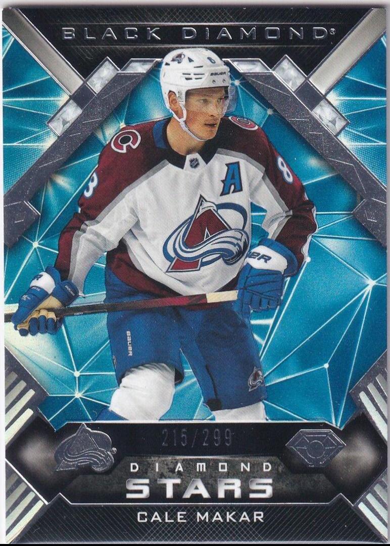Cale Makar #BDS-MA 2022-23 Upper Deck Black Diamond Hockey Diamond Stars