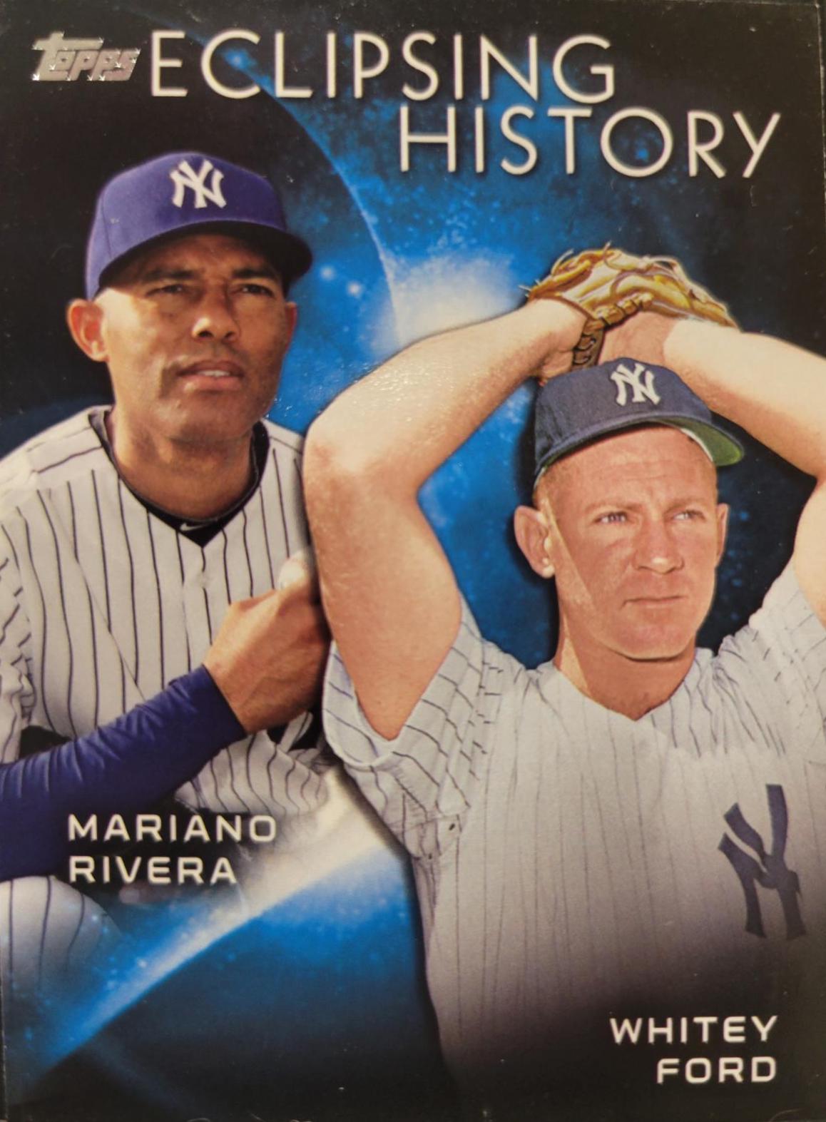 Mariano Rivera & Whitey Ford #EH-6 Baseball Cards 2015 Topps Eclipsing History