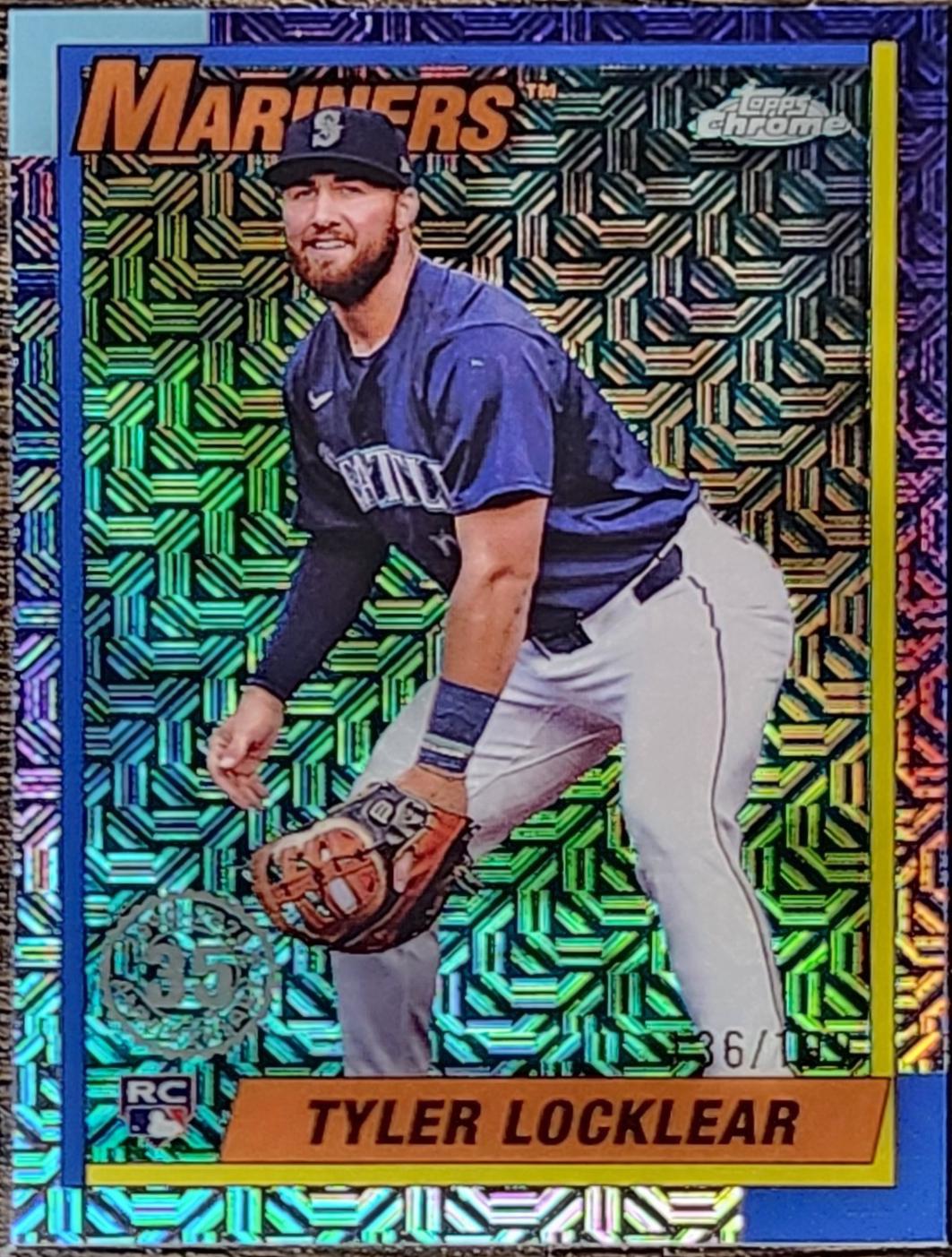 Tyler Locklear #T90C-64 2025 Topps 1990 Chrome Baseball