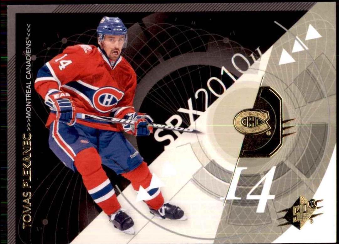 Tomas Plekanec #51 Hockey Cards 2010 SPx