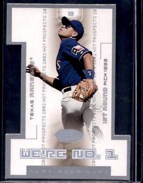 Alex Rodriguez #5 Baseball Cards 2002 Fleer Hot Prospects We're No.1