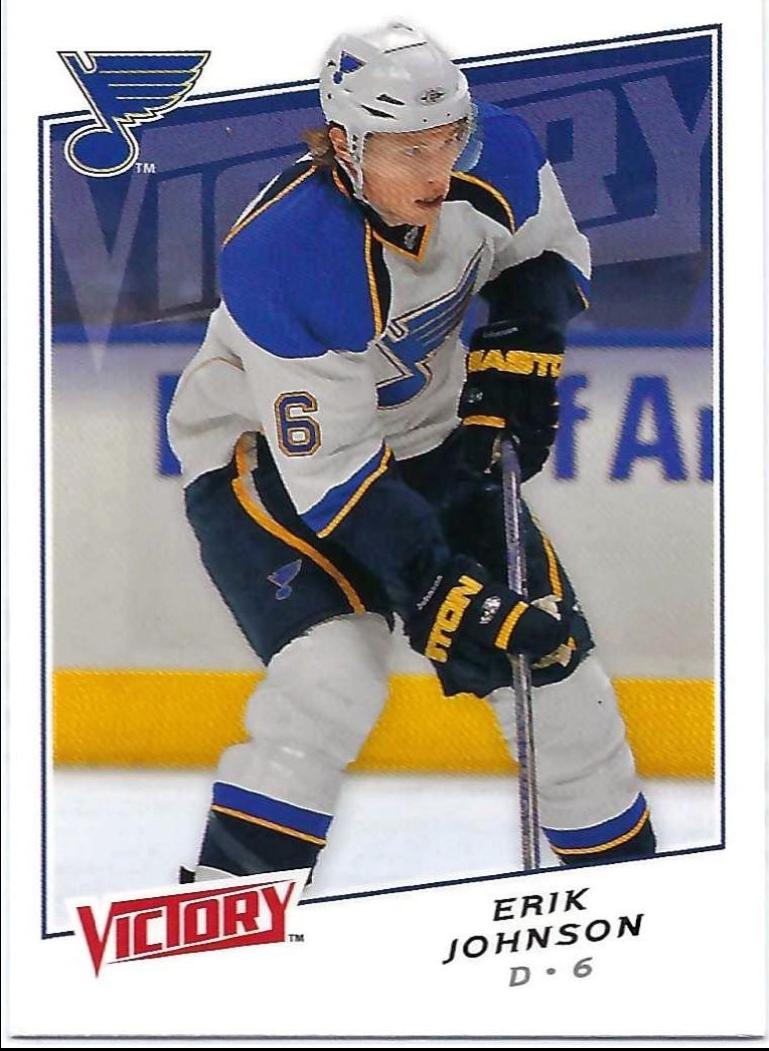 Erik Johnson #29 Hockey Cards 2008 Upper Deck Victory