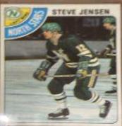Steve Jensen #45 Hockey Cards 1978 Topps