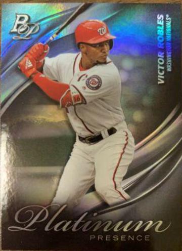 Victor Robles #PP-15 Baseball Cards 2019 Bowman Platinum Presence