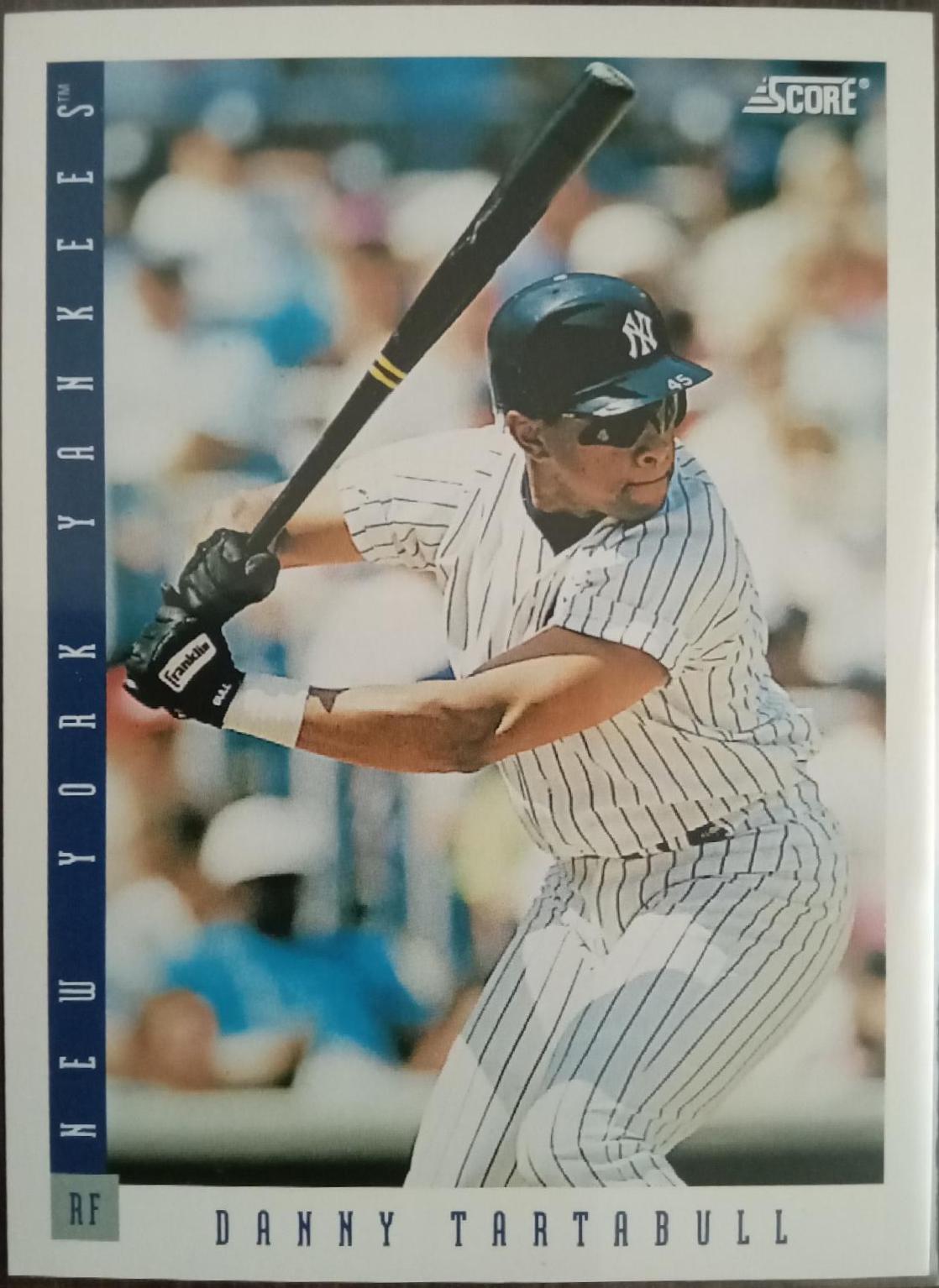 Danny Tartabull #35 Baseball Cards 1993 Score
