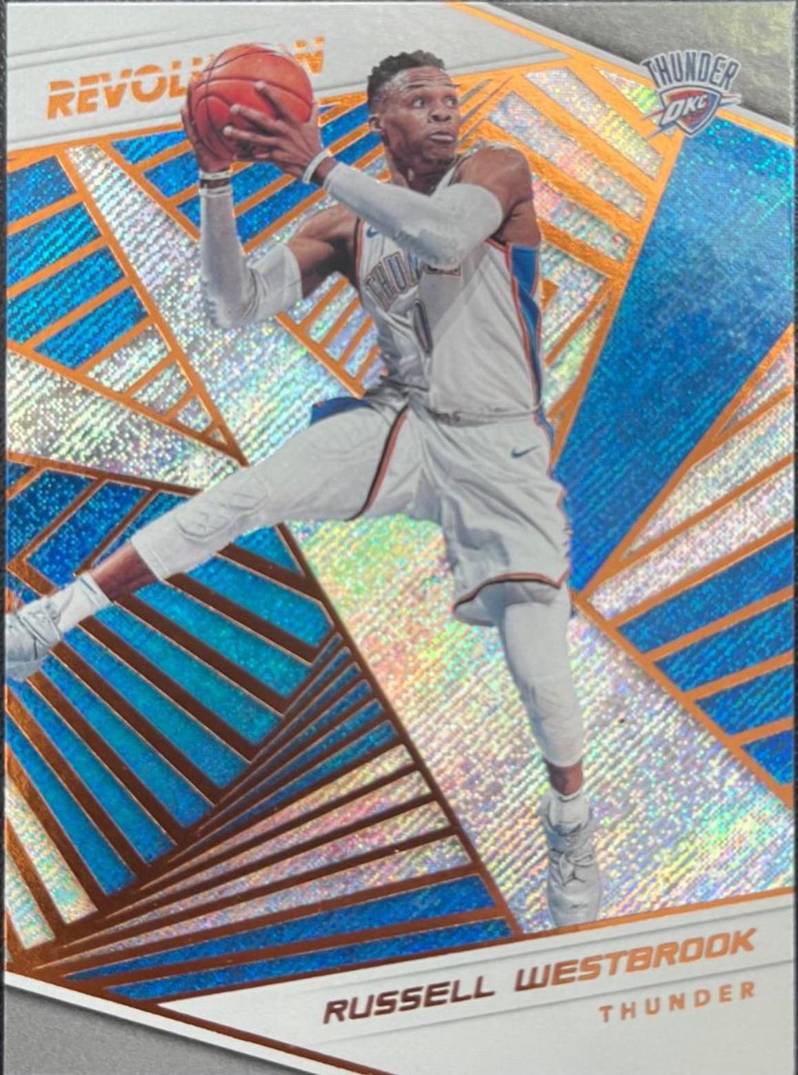 Russell Westbrook #63 Basketball Cards 2018 Panini Revolution