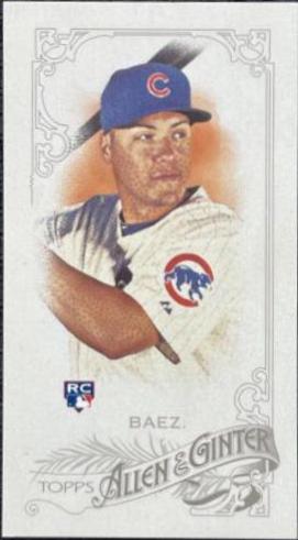 Javier Baez [Mini Flag Back] #54