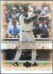 Barry Bonds #54 Baseball Cards 2002 Upper Deck Honor Roll Prices