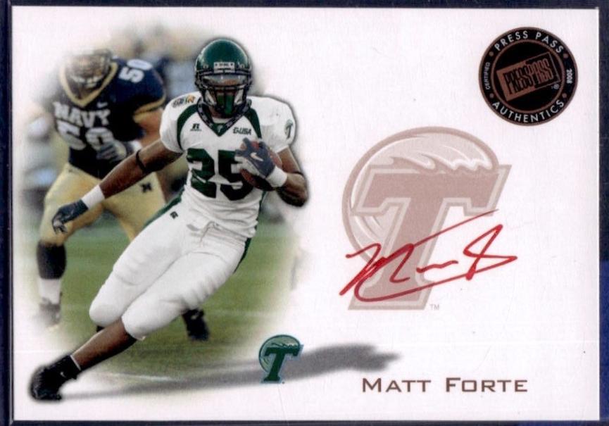 Matt Forte #PPS-MF2 2008 Press Pass Autograph Football