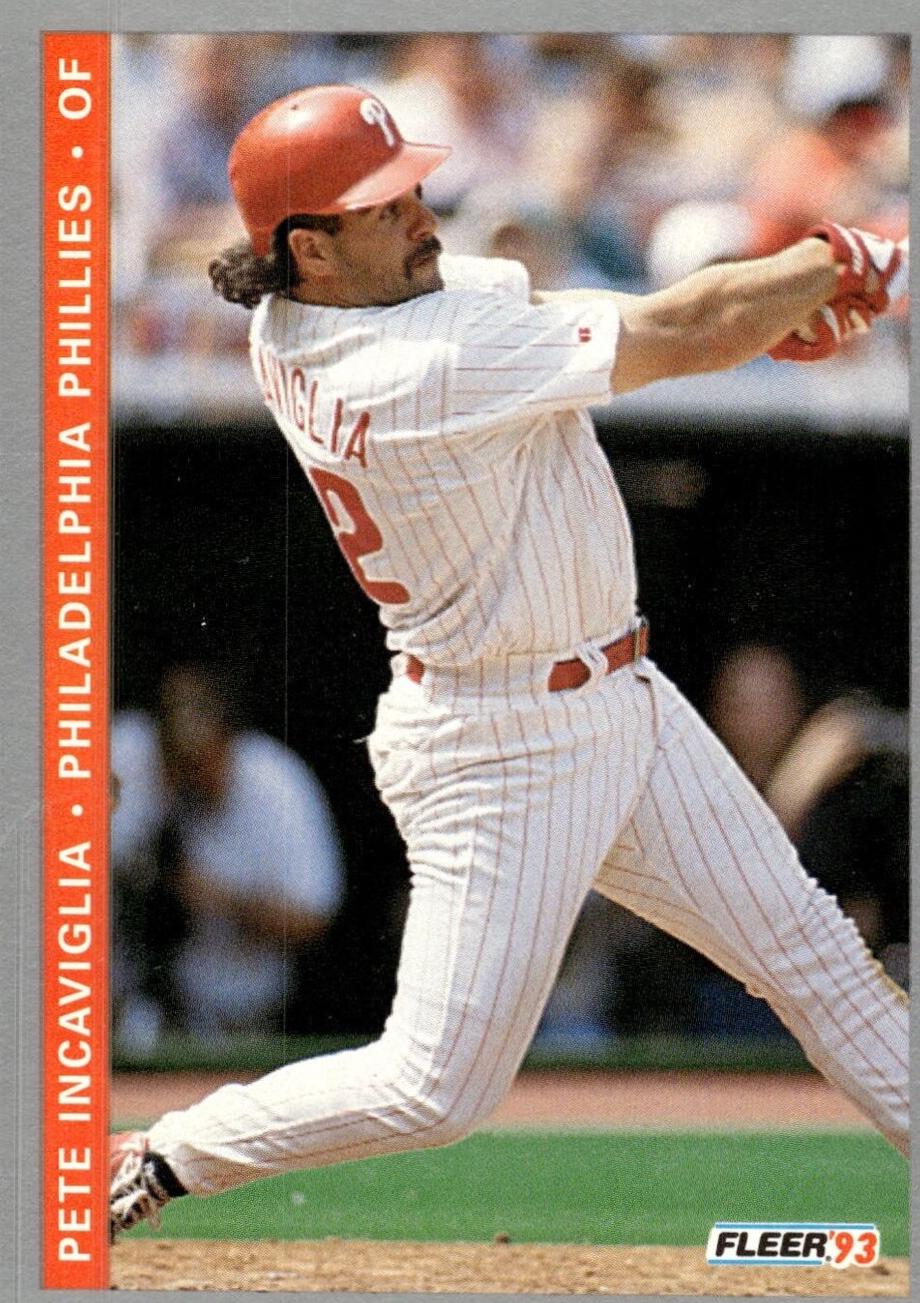 Pete Incaviglia #F-110 Baseball Cards 1993 Fleer Final Edition