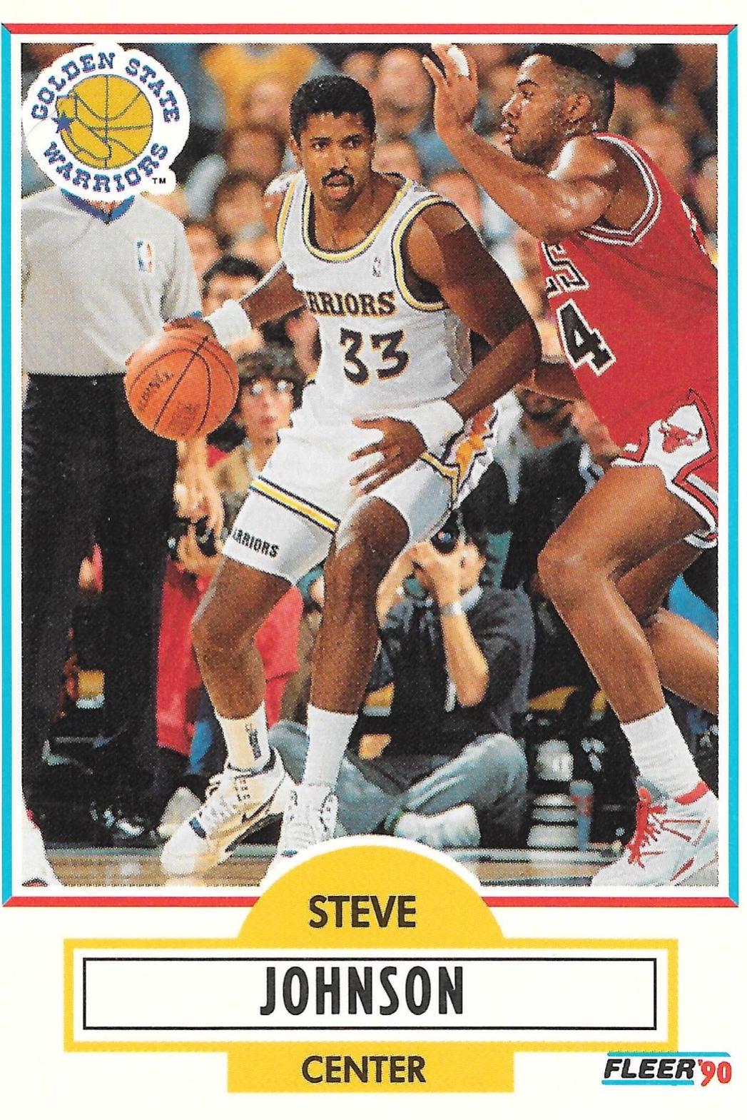 Steve Johnson #U-33 Basketball Cards 1990 Fleer Update