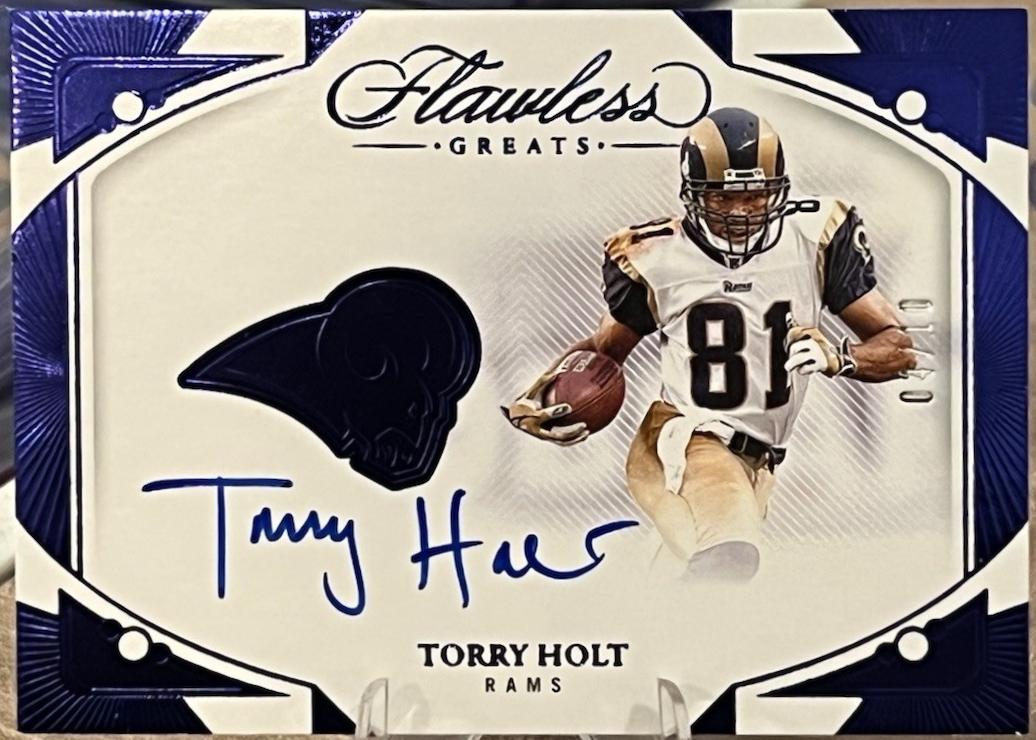 Torry Holt #20 2024 Panini Flawless Football Greats