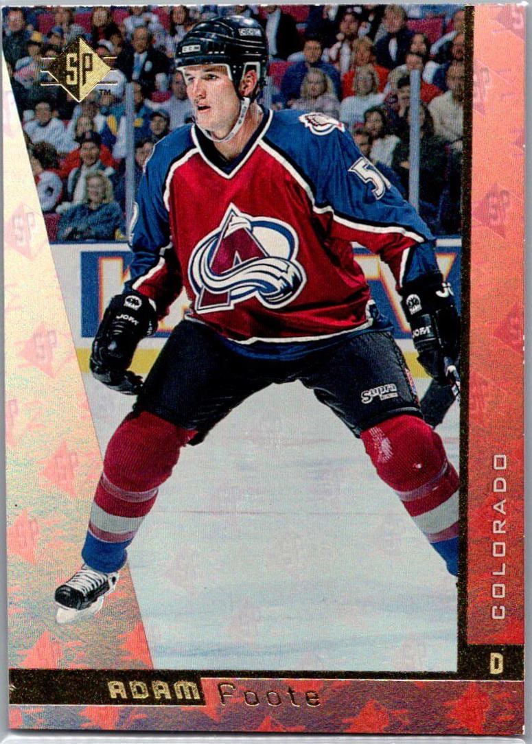 Adam Foote #38 Hockey Cards 1996 SP