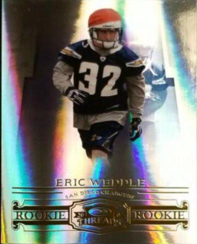 Eric Weddle #155 Football Cards 2007 Panini Donruss Threads