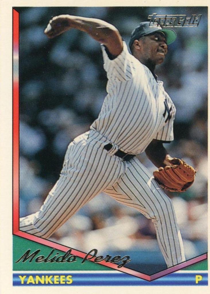 Melido Perez #31 Baseball Cards 1994 Topps Gold