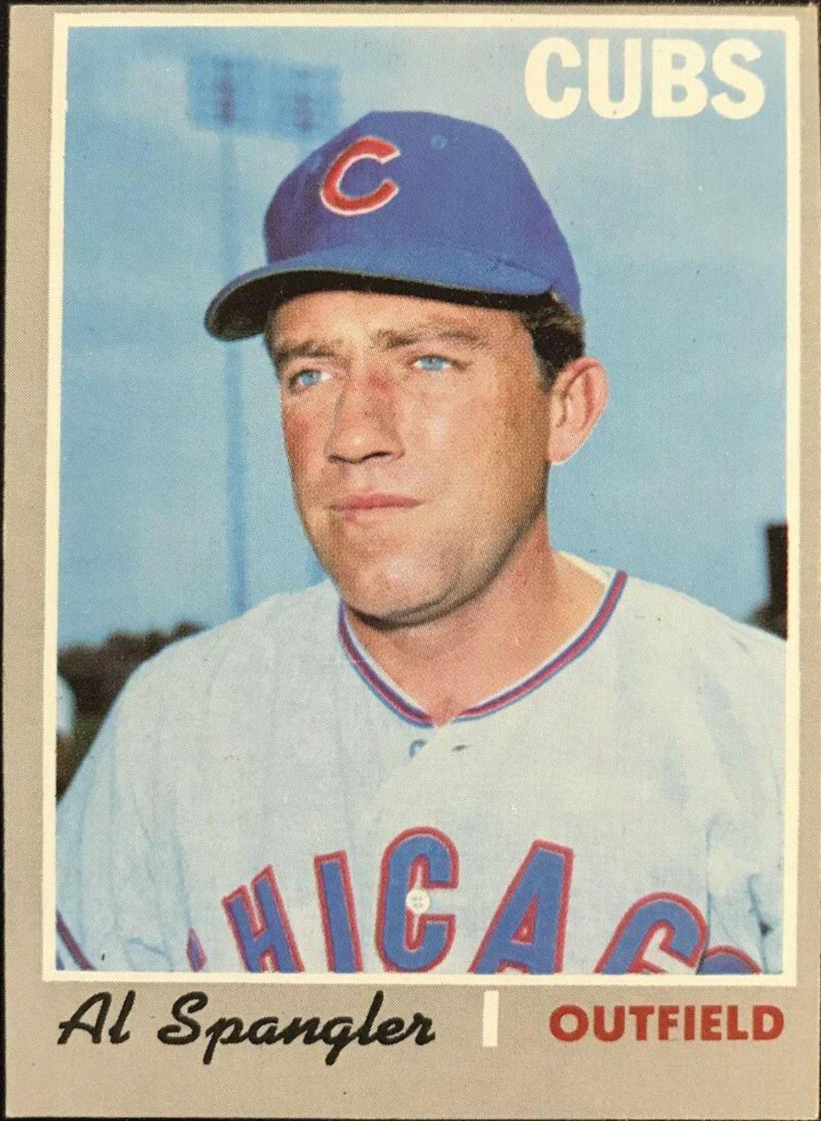 Al Spangler #714 Baseball Cards 1970 Topps