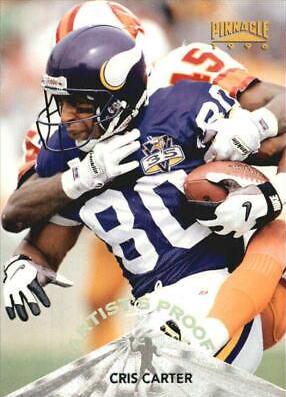 Cris Carter #6 Football Cards 1996 Pinnacle