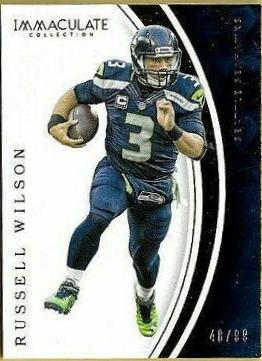 Russell Wilson #93 Football Cards 2016 Panini Immaculate