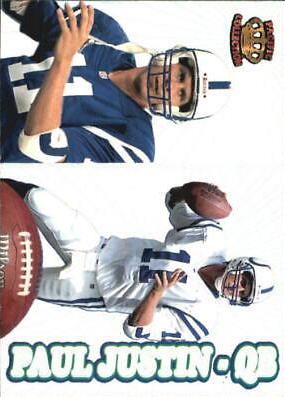 Paul Justin #148 1995 Pacific Prisms Football