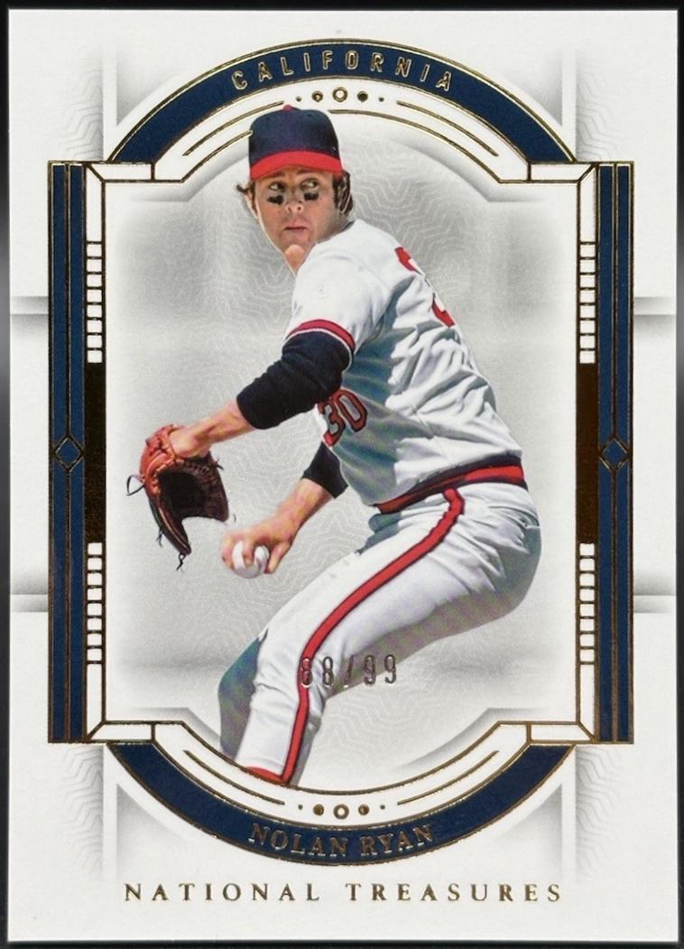 Nolan Ryan #89 Baseball Cards 2024 Panini National Treasures